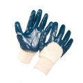 Wholesale Oil-Proof Cotton Liner Yellow Nitrile Fully Coated Work Gloves